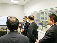 The delegation from China Academy of Space Technology visits the Radio-frequency Radiation Research Laboratory